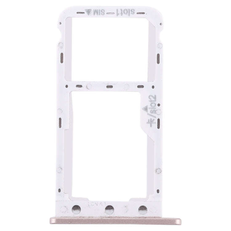SIM Card Tray + SIM Card Tray / Micro SD Card for Huawei Enjoy 7 (Gold)