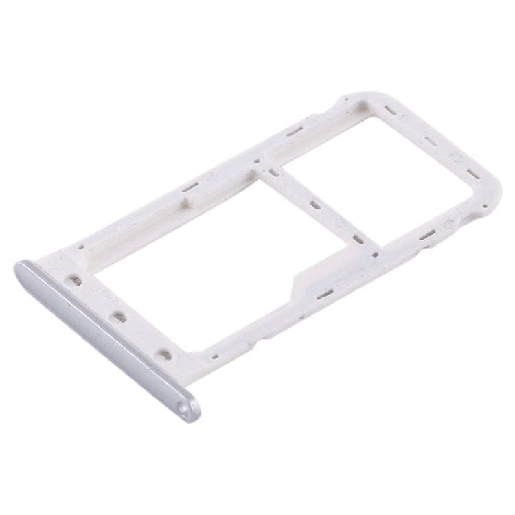 SIM Card Tray + SIM Card Tray / Micro SD Card for Huawei Enjoy 7 (Silver)