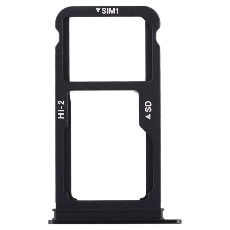 SIM Card Tray + SIM Card Tray / Micro SD Card for Huawei Mate 10 (Black)
