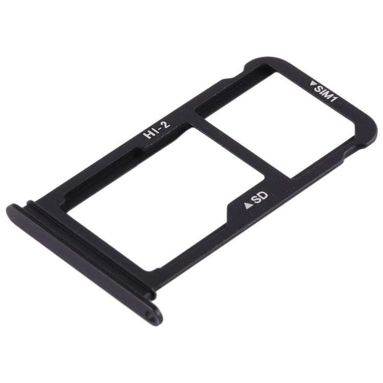 SIM Card Tray + SIM Card Tray / Micro SD Card for Huawei Mate 10 (Black)