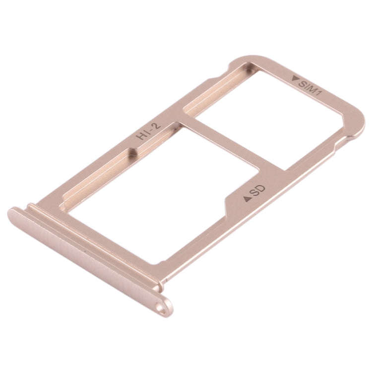 SIM Card Tray + SIM Card Tray / Micro SD Card for Huawei Mate 10 (Gold)