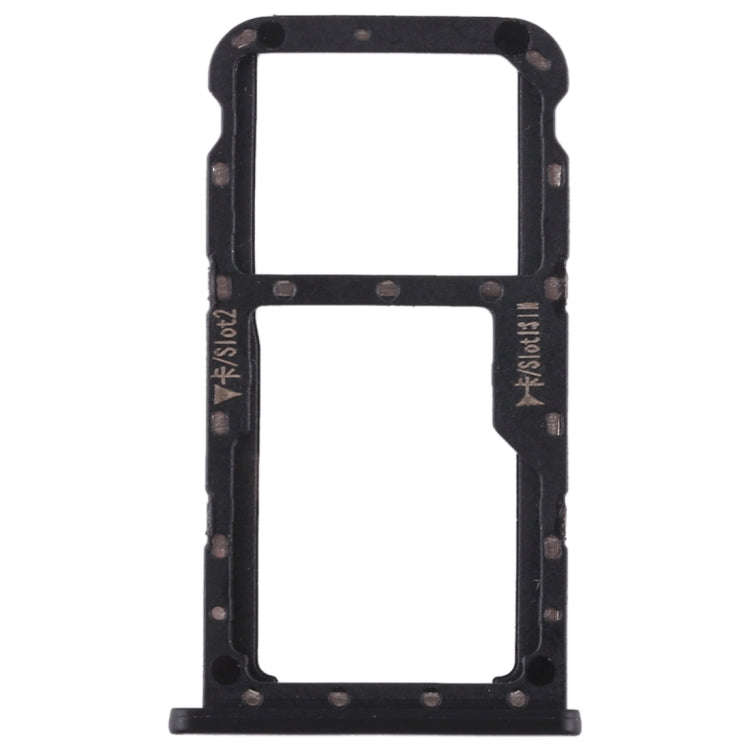 SIM Card Tray + SIM Card Tray / Micro SD Card for Huawei Maimang 6(Black)