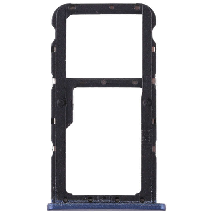 SIM Card Tray + SIM Card Tray / Micro SD Card for Huawei Maimang 6(Blue)