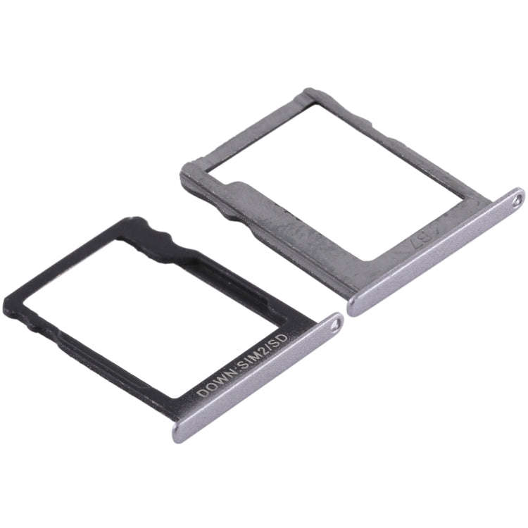 SIM Card Tray + SIM Card Tray / Micro SD Card for Huawei Enjoy 5s (Grey)