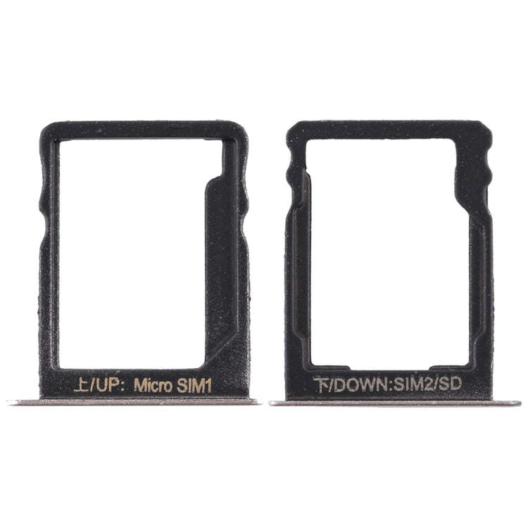 SIM Card Tray + SIM Card Tray / Micro SD Card for Huawei Enjoy 5s (Gold)
