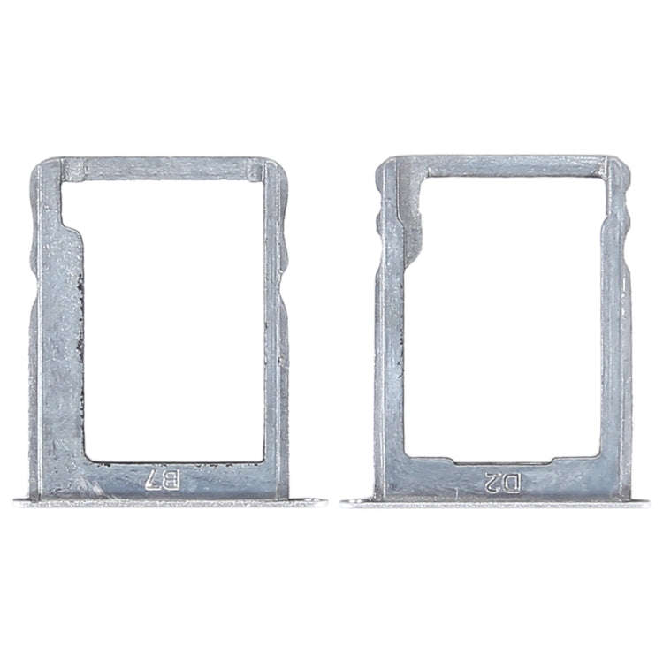 SIM Card Tray + SIM Card Tray / Micro SD Card for Huawei Enjoy 5s (Silver)