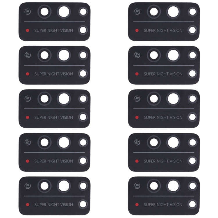For Huawei Honor X10 5G 10pcs Back Camera Lens