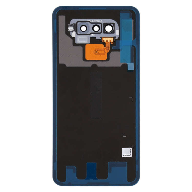 Original Battery Back Cover with Camera Lens Cover for LG Q70 / LM-Q730N(KR Version)(Black)