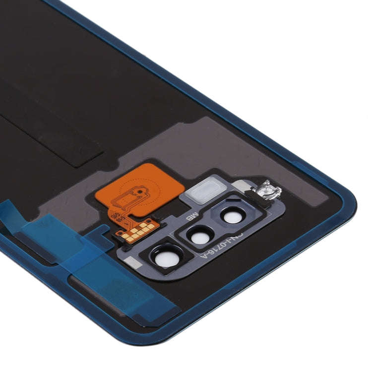 Original Battery Back Cover with Camera Lens Cover for LG Q70 / LM-Q730N(KR Version)(Black)