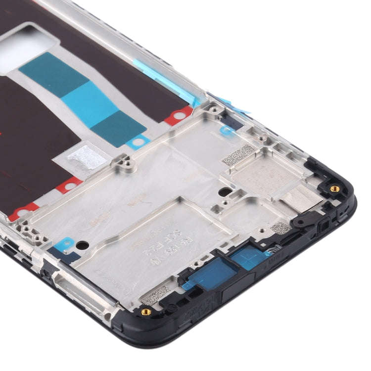 For OPPO Realme 5 Pro / Q Front Housing LCD Frame Bezel Plate (Black)