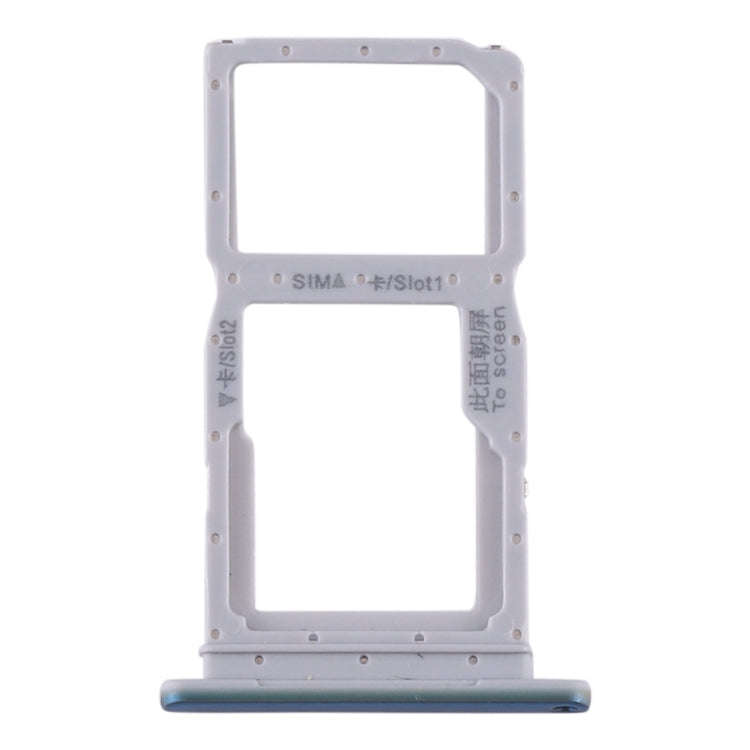 SIM Card Tray + SIM Card Tray / Micro SD Card Tray for Huawei P smart Pro 2019 (Blue)
