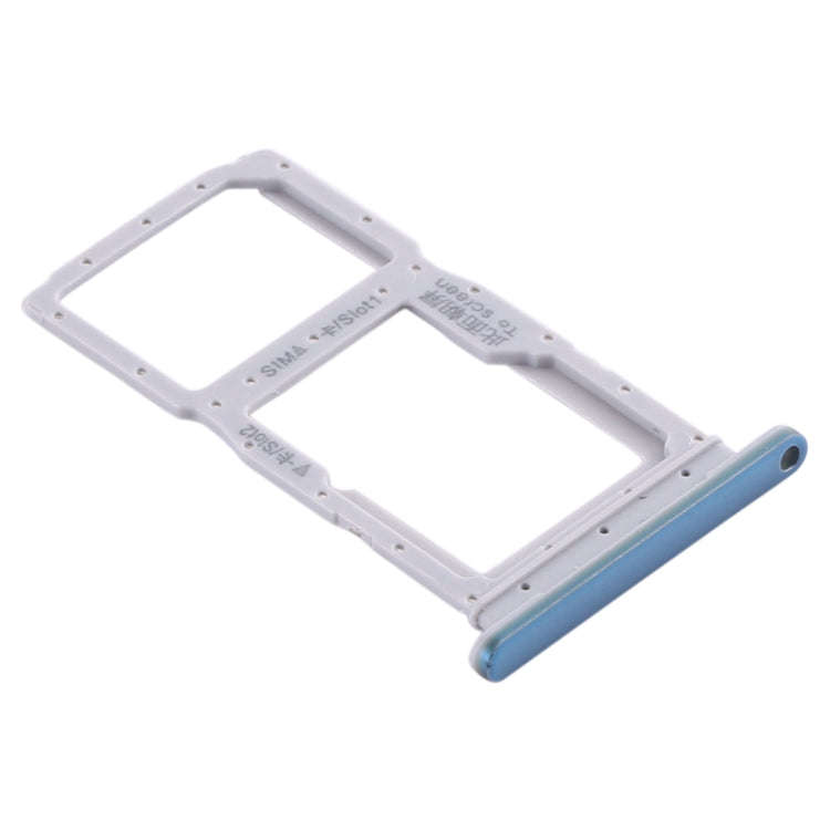 SIM Card Tray + SIM Card Tray / Micro SD Card Tray for Huawei P smart Pro 2019 (Blue)