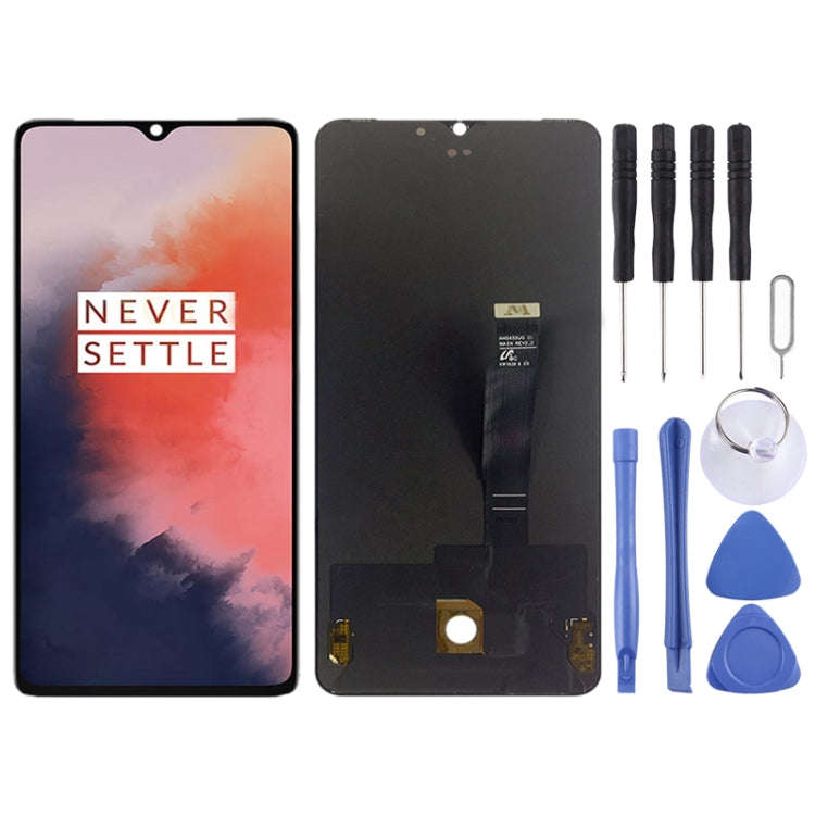 For OnePlus 7T with Digitizer Full Assembly OEM LCD Screen (Black)