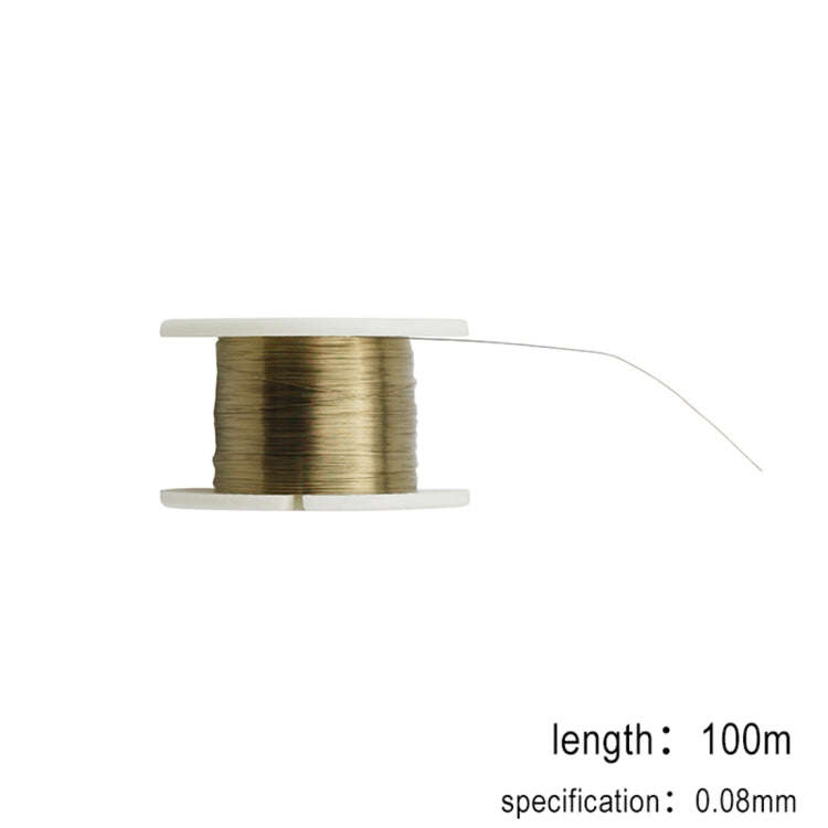 kaisi 0.08mm Alloy Steel Molybdenum Wire Cutting Wire Line, Length: 100m