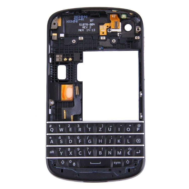 3 in 1 for BlackBerry Q10 (Keyboard + Middle Frame Bezel + Back Plate Housing Camera Lens Panel) ...
