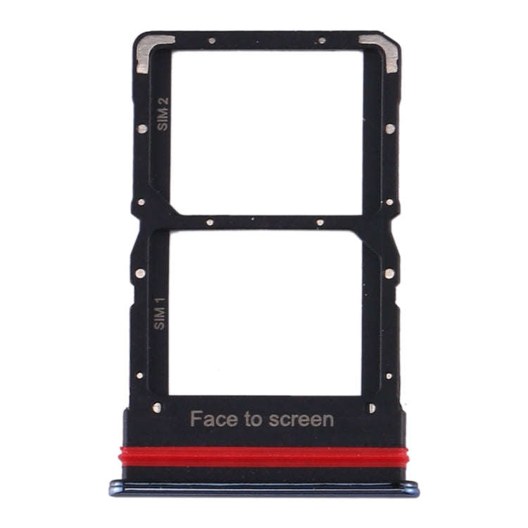 SIM Card Tray + SIM Card Tray for Xiaomi Mi 10 Lite 5G (Black)