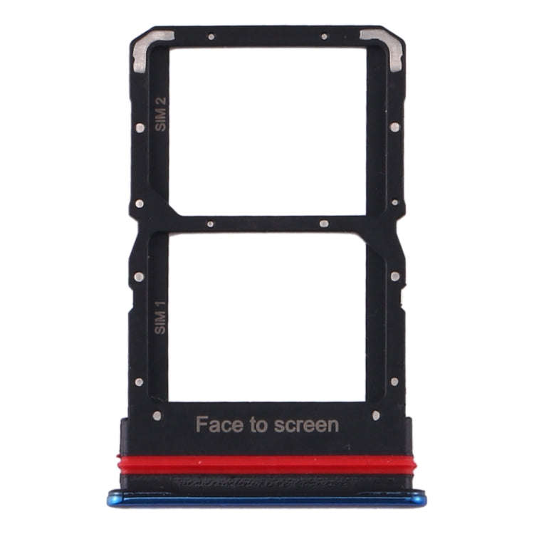SIM Card Tray + SIM Card Tray for Xiaomi Mi 10 Lite 5G (Blue)