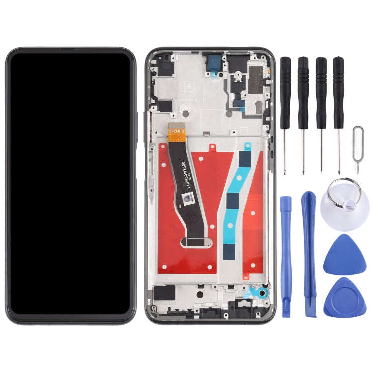 OEM LCD Screen for Huawei P smart Pro 2019 Digitizer Full Assembly with Frame(Black)