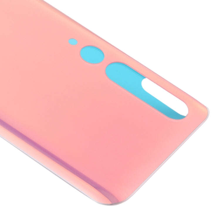 Glass Material Battery Back Cover for Xiaomi Mi 10 5G(Gold)