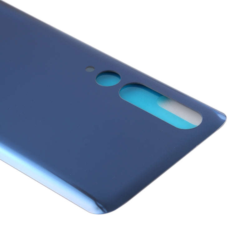 Glass Material Battery Back Cover for Xiaomi Mi 10 5G(Grey)