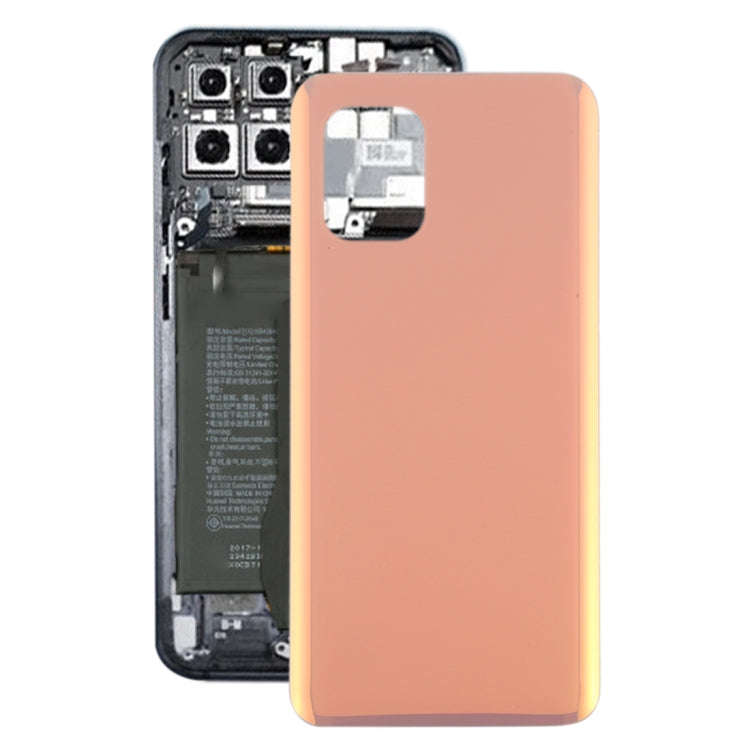 Glass Material Battery Back Cover for Xiaomi Mi 10 Lite 5G/Mi 10 Youth 5G(Gold)