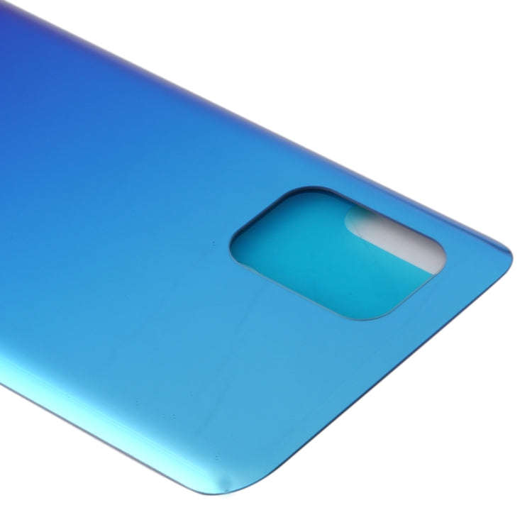Glass Material Battery Back Cover for Xiaomi Mi 10 Lite 5G/Mi 10 Youth 5G(Blue)