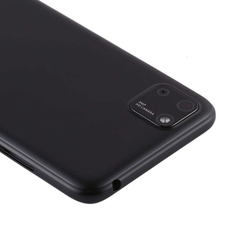 Original Battery Back Cover with Camera Lens Cover for Huawei Y5p(Black)