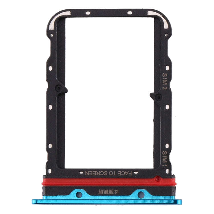 SIM Card Tray + SIM Card Tray for Xiaomi Mi 10(Blue)