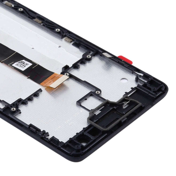 TFT LCD Screen for Nokia 2.1 Digitizer Full Assembly with Frame (Black)