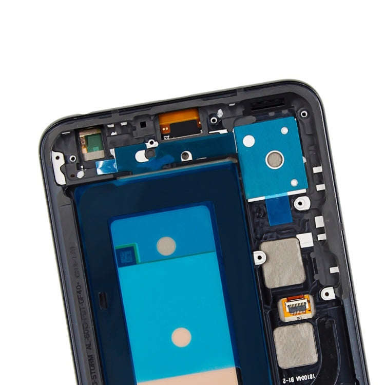Original LCD Screen for LG V40 ThinQ Digitizer Full Assembly with Frame(Black)