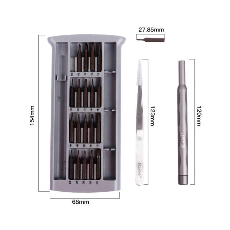 Kaisi K-3022B 22 in1 High Precision Screwdriver Set Magnetic Screwdriver Bits