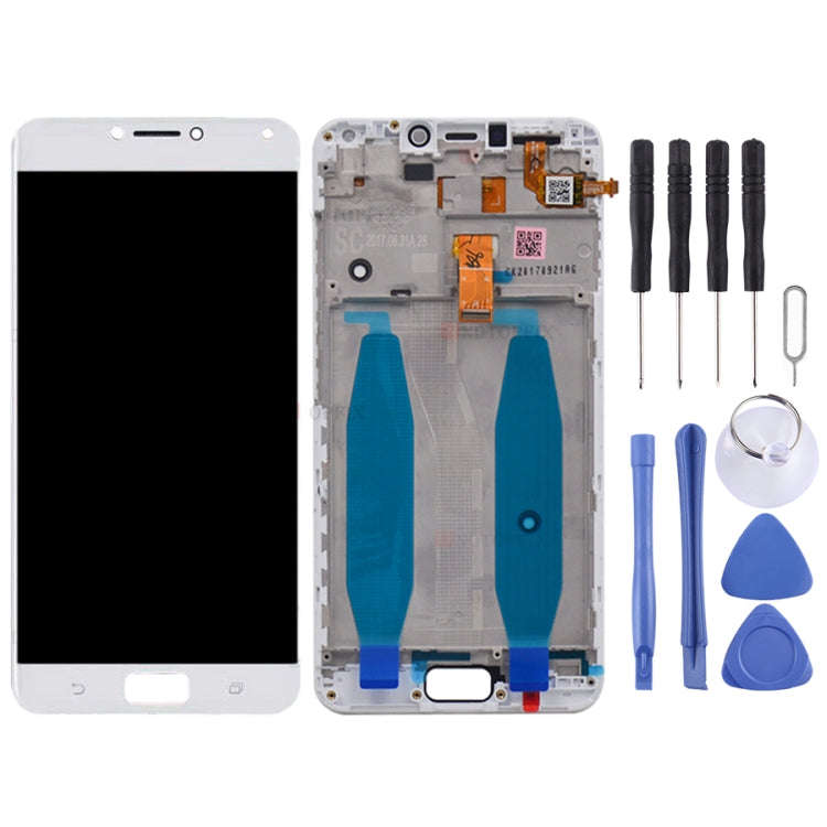 OEM LCD Screen for Asus Zenfone 4 Max ZC554KL X00ID  Digitizer Full Assembly with FrameWhite)