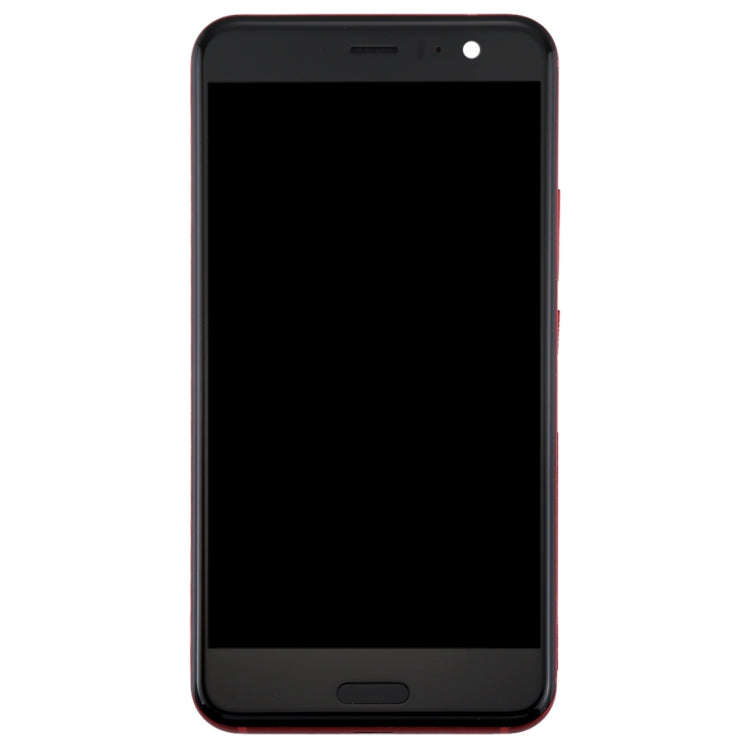 Original LCD Screen for HTC U11 Digitizer Full Assembly with Frame (Red)