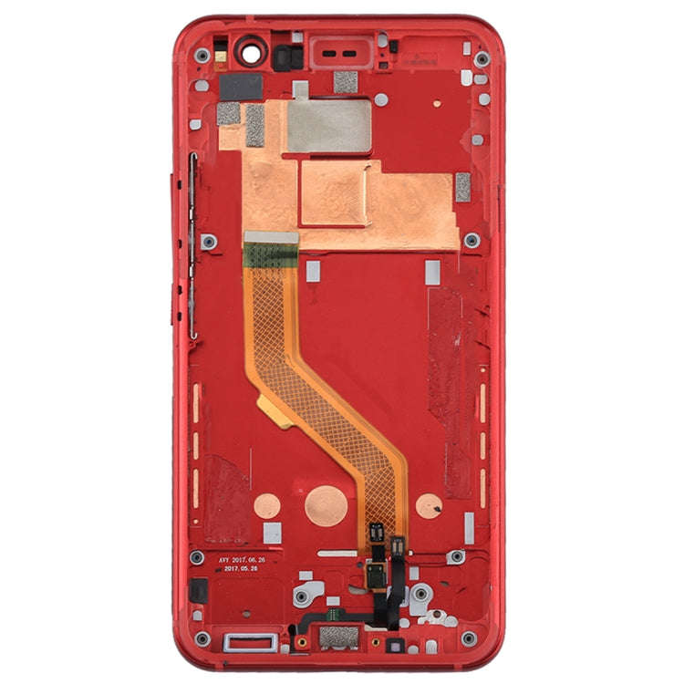 Original LCD Screen for HTC U11 Digitizer Full Assembly with Frame (Red)