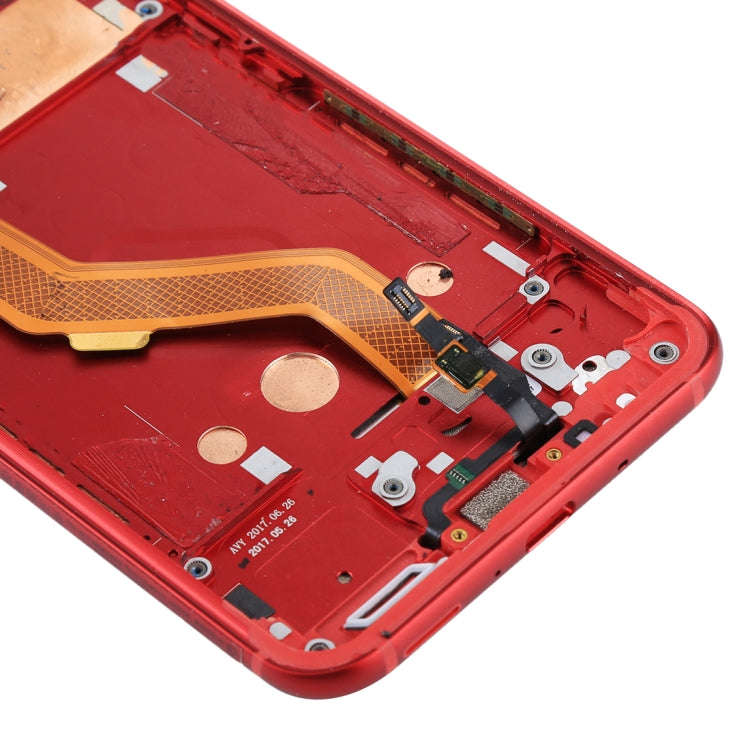 Original LCD Screen for HTC U11 Digitizer Full Assembly with Frame (Red)