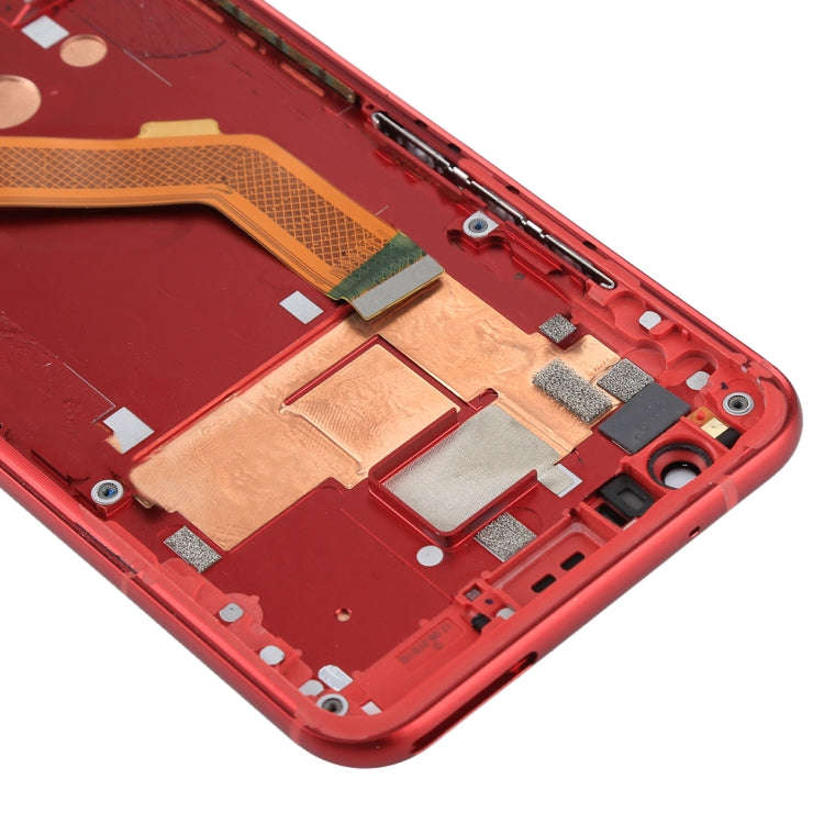 Original LCD Screen for HTC U11 Digitizer Full Assembly with Frame (Red)