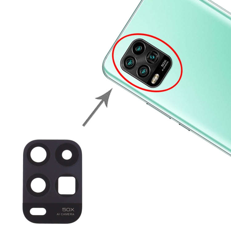 10 PCS Back Camera Lens for Xiaomi Mi 10 Youth 5G