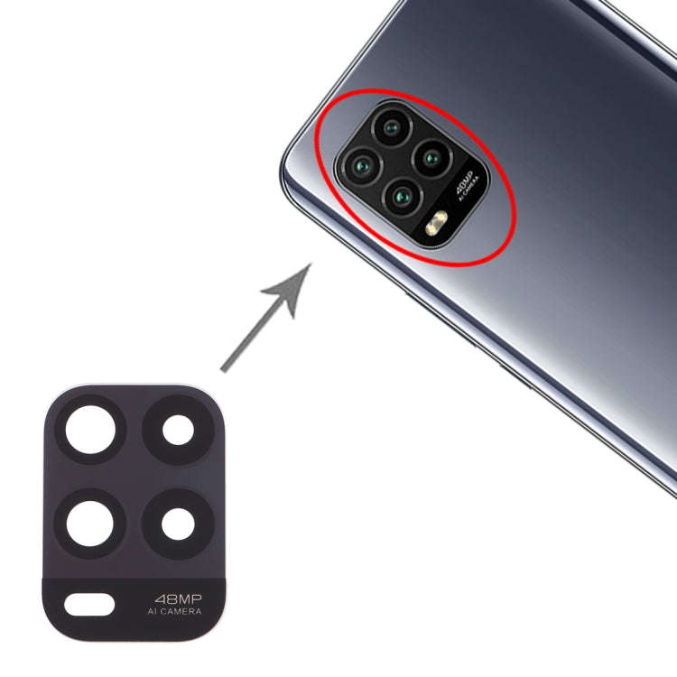 10 PCS Back Camera Lens for Xiaomi Mi 10 Lite 5G