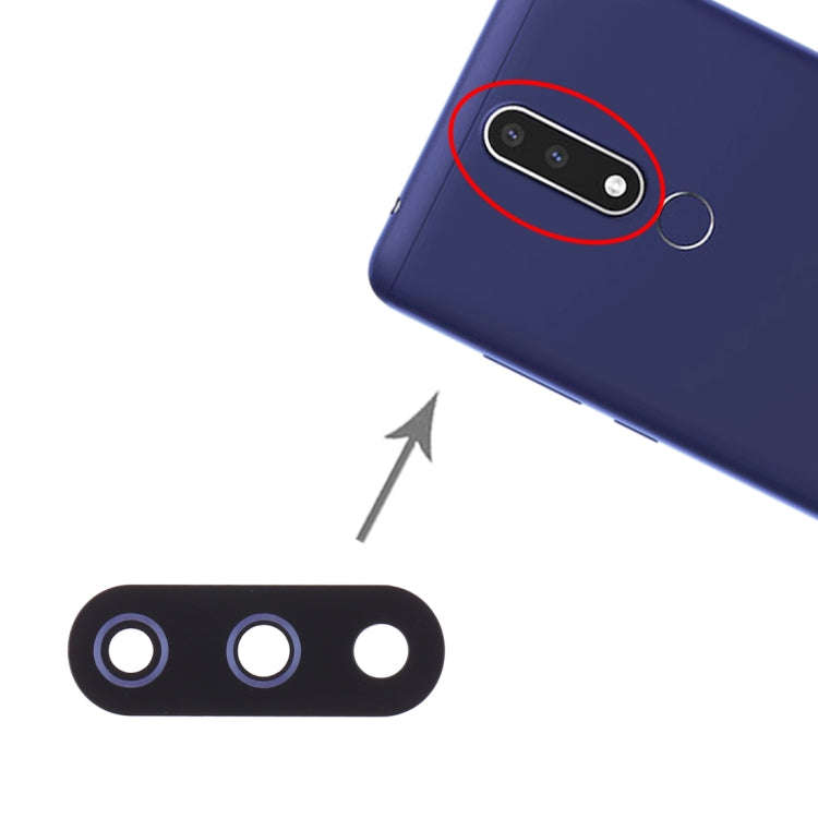 10 PCS Back Camera Lens for Nokia 3.1 Plus / TA-1118