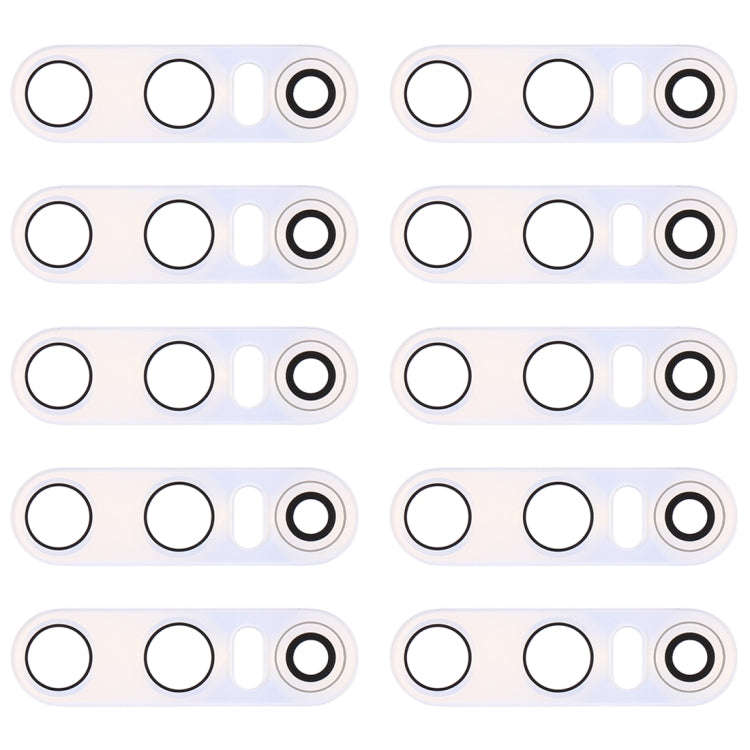 For Vivo X27 10pcs Back Camera Lens (White)