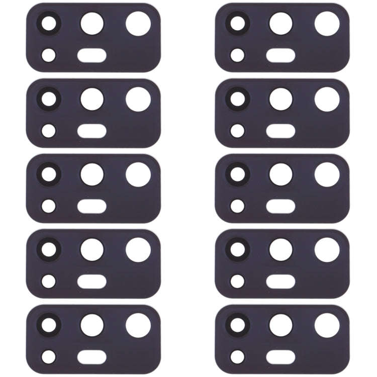 For Vivo V17 10pcs Back Camera Lens (Black)