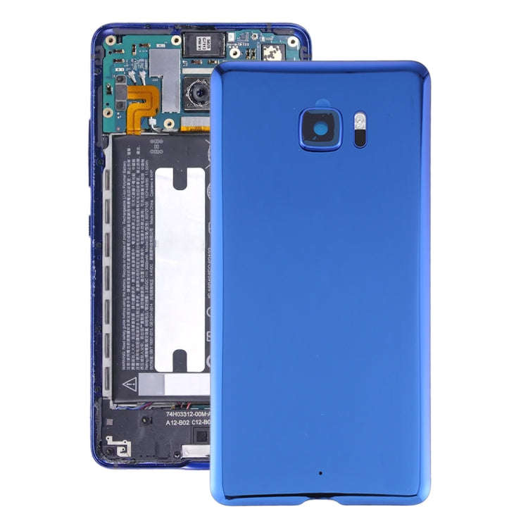 Battery Back Cover With Camera Lens Cover for HTC U Ultra(Blue)