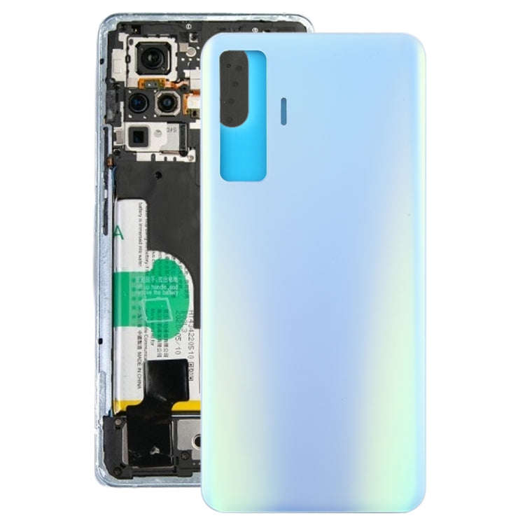 For Vivo X50 Battery Back Cover (Blue)