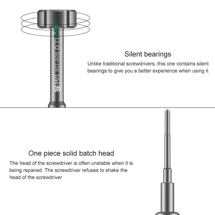 BEST BST-898 6 in 1 3D Screwdriver For Mobile Phone Dismantling