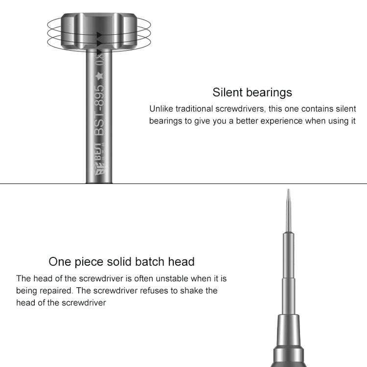 BEST BST-895 6 in 1  Mobile Phone Screwdriver For Mobile Phone Dismantling Screwdriver