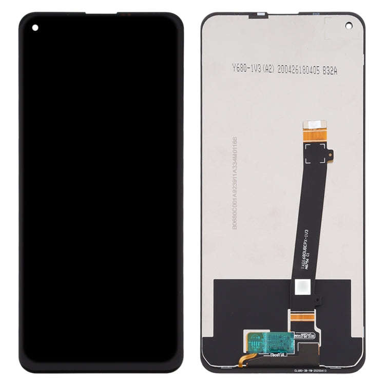 Original LCD Screen for HTC U20 5G with Digitizer Full Assembly (Black)