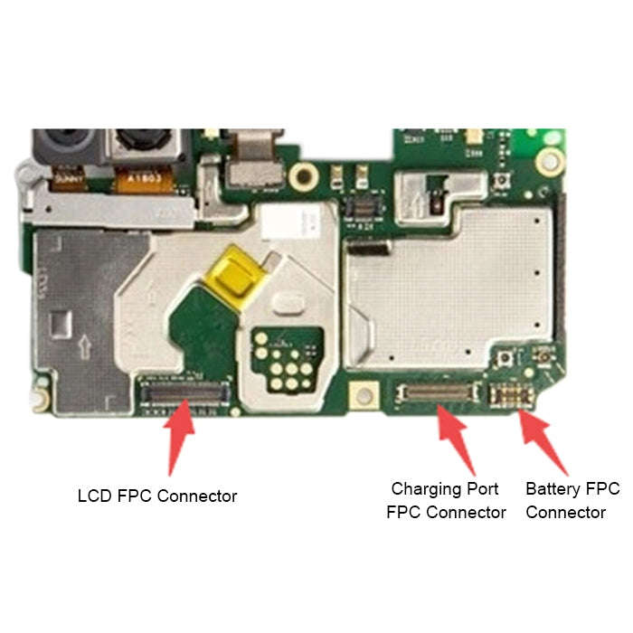 For Huawei P Smart / Enjoy 7S 10PCS Motherboard LCD Display Touch Screen FPC Connector