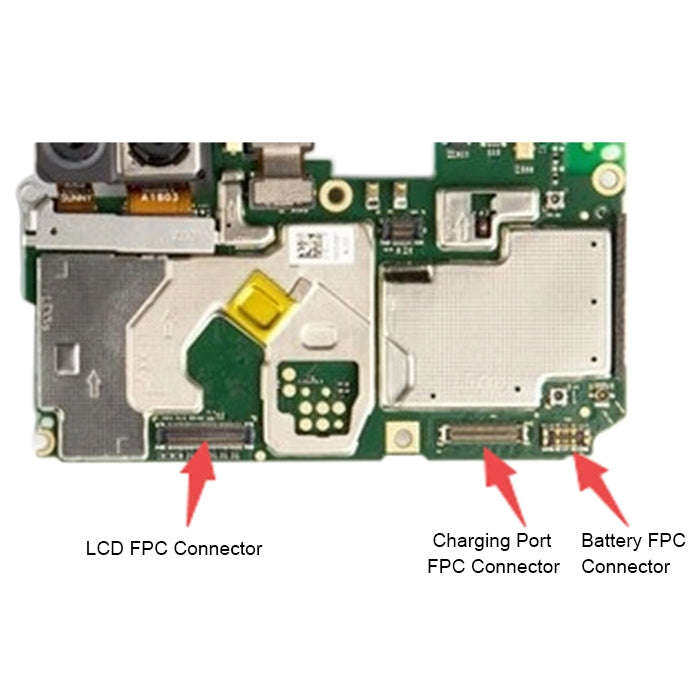 For Huawei P Smart / Enjoy 7S 10PCS Motherboard LCD Display Touch Screen FPC Connector