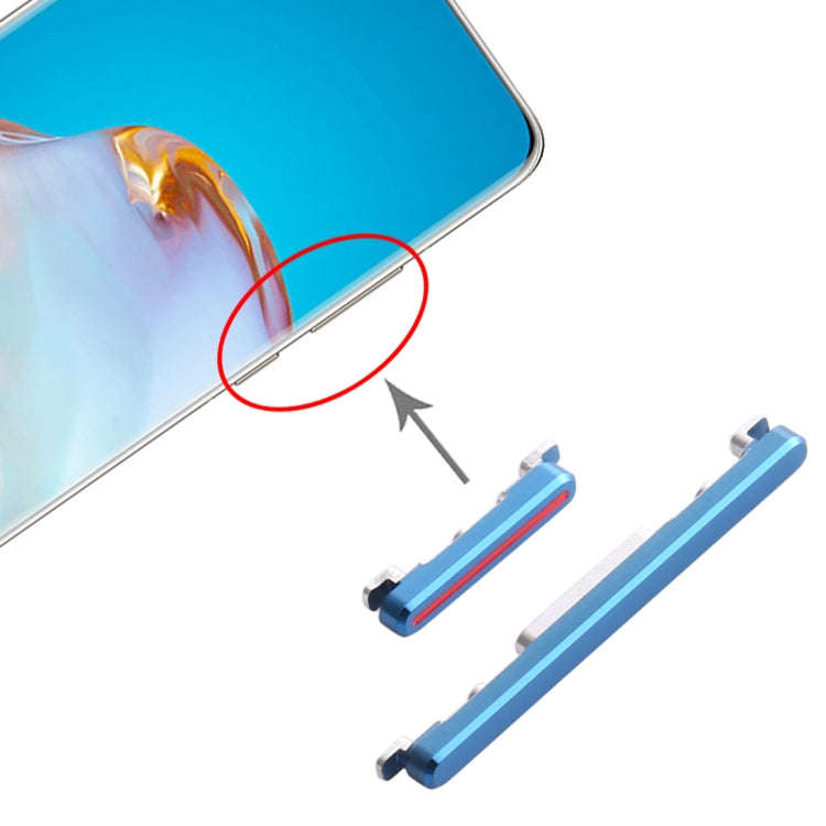 For Huawei P40 Pro  Power Button and Volume Control Button (Blue)