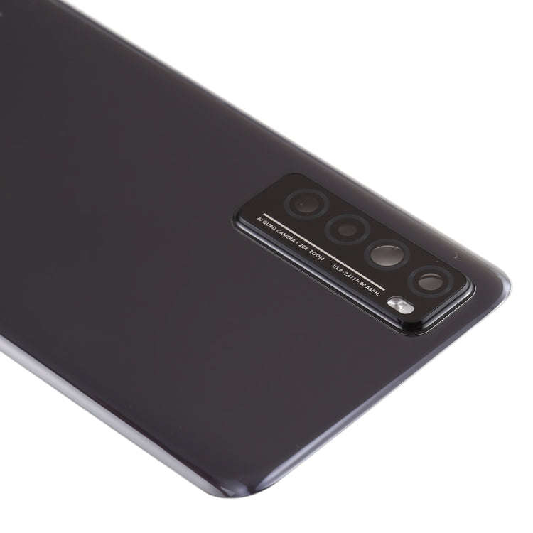 Original Battery Back Cover With Camera Lens Cover for Huawei Nova 7 5G(Black)